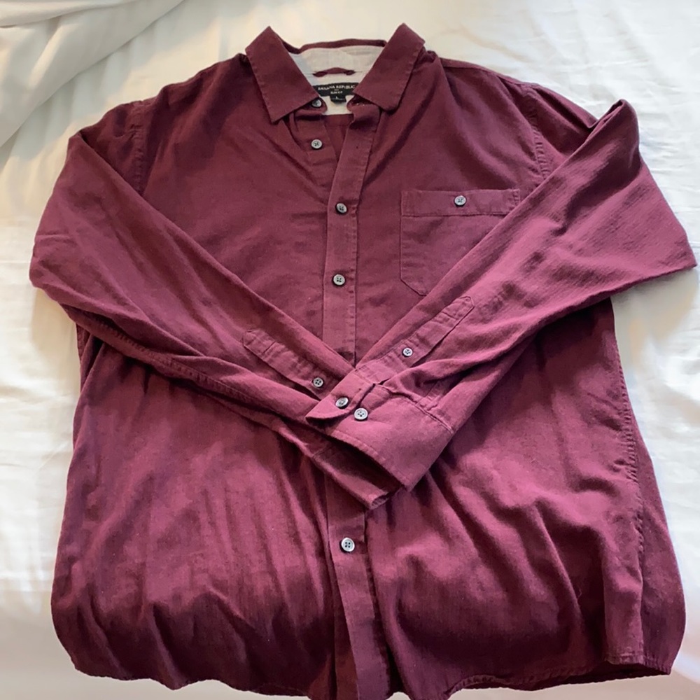 Banana Republic Light Flannel Shirt